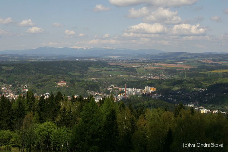 pohled na Sněžku