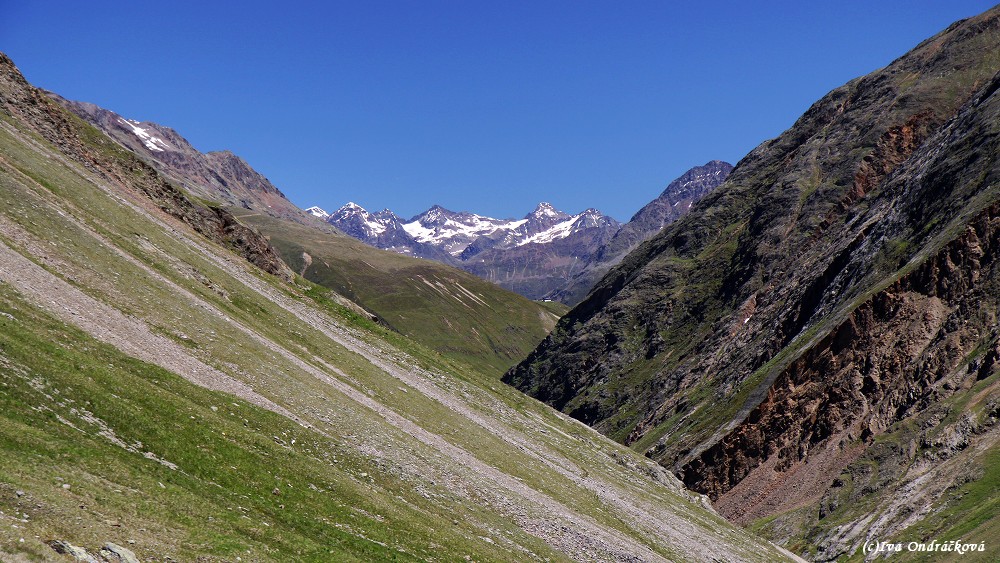 pohled od chaty Hochjoch - Hospiz k Ventu